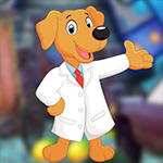 G4K Cheerful Doctor Dog Escape Game